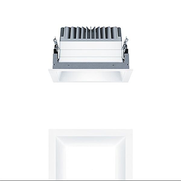 P-INF Q190H 2500-940 LDO WH WH - LED ceiling-recessed luminaire image 1