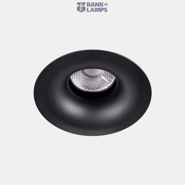 Downlight Play Soft Round Fixed Trimless 17.7W LED warm-white 3000K CRI 90 45.9º PHASE CUT Black IP54 1548lm image 1