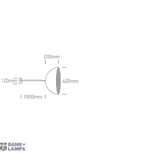 WHITE E27 20W BRASS REFLECTOR image 3
