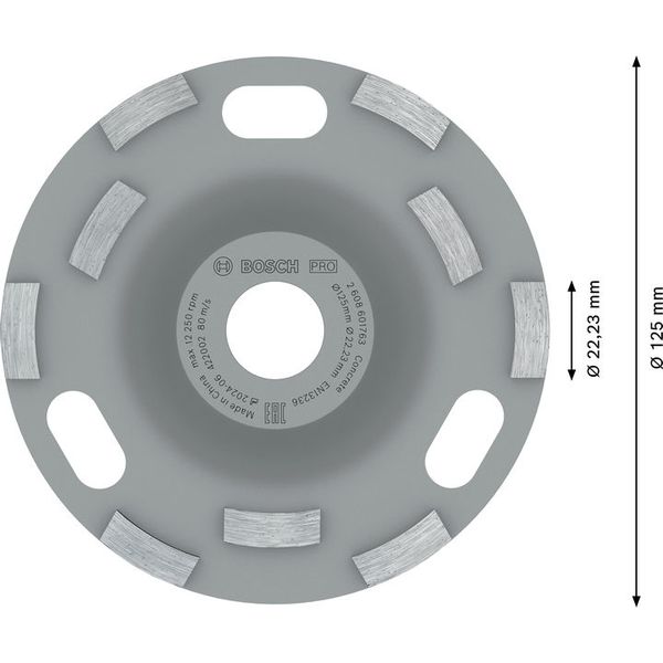 Diamond grinding head Expert for Concrete High Speed image 2