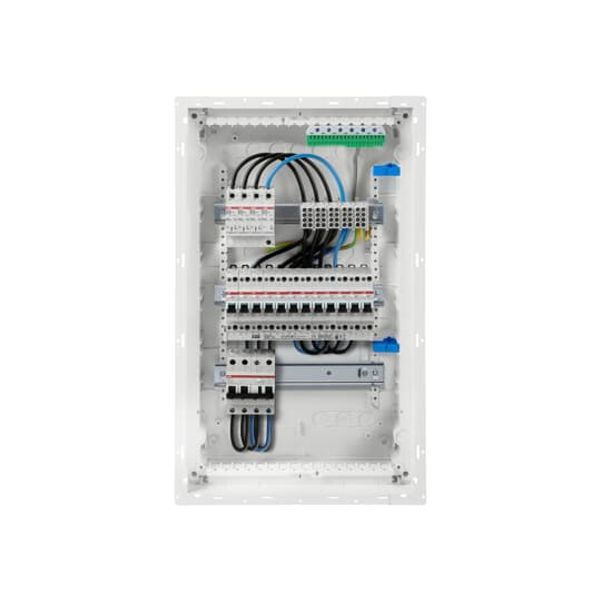 UK complete distribution board with SPD T2, HLAK, 12xFI/LS 16/0.03A, 3p FI/LS 20/0.03A image 3
