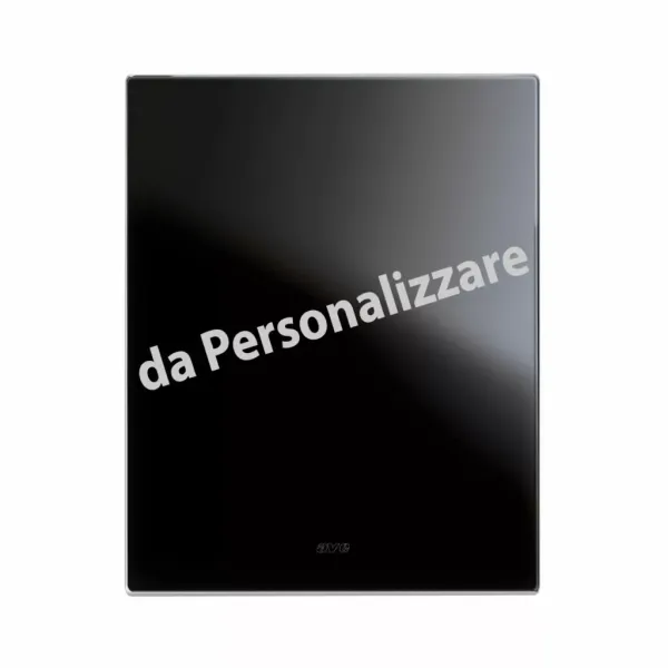 VERATOUCH PLATE CUST.ABS.BLACK 3+3C image 1