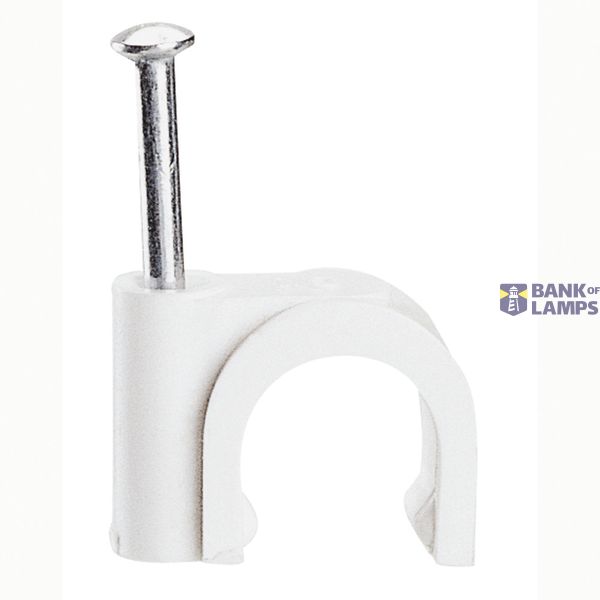 Cable clip Fixfor - for concrete materials - for cable 6 mm² - white image 2