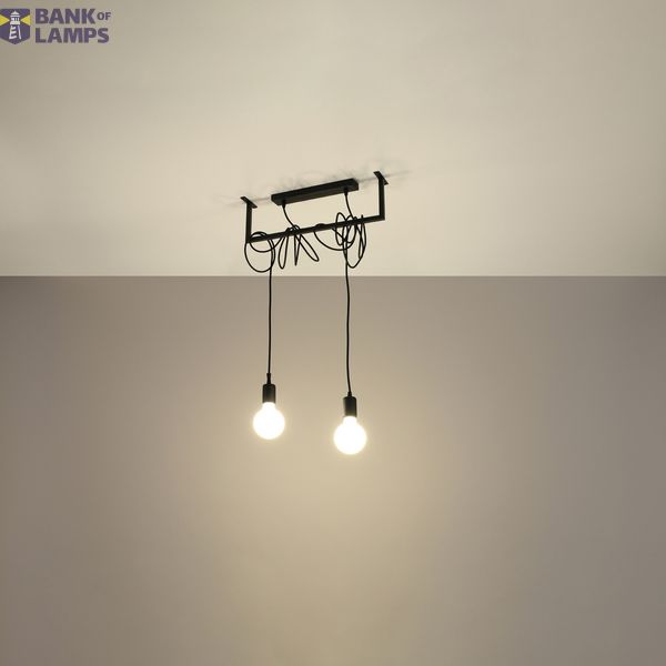 SALAMANCA CHANDELIER 2 E27 2X60W IP20 image 6