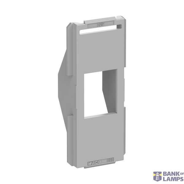 Adapter frame, traffic grey, Halogen free image 1
