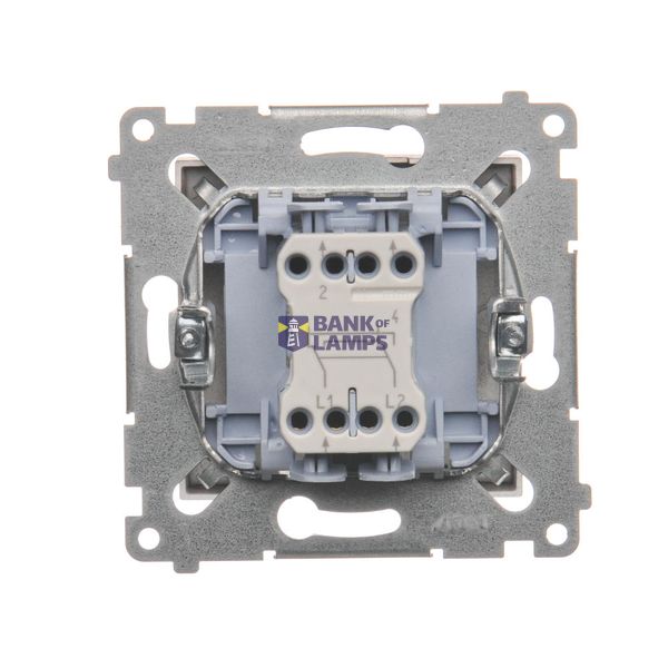 Key with the "horizontal" pictogram for switches and electronic controllers, Bronze matt, metalic image 1