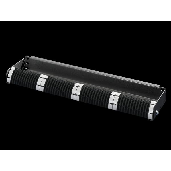 Fibre-optic cable management panel, 1 U, 1 U, RAL 9005 image 1