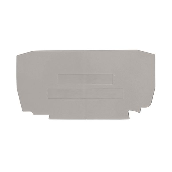 End plate for spring clamp terminal YBK 4 grey image 1