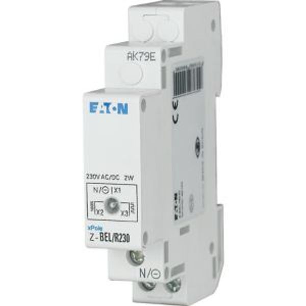 Z-BEL/R230 Single light, 230AC/DC, red image 2
