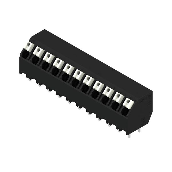 Printed circuit board terminals, 5.08 mm, Number of poles: 11, 135°, Solder pin length (l): 3.5 mm, black, PUSH IN with actuator, Clamping range, max. : 1.5 mm², Tube image 2