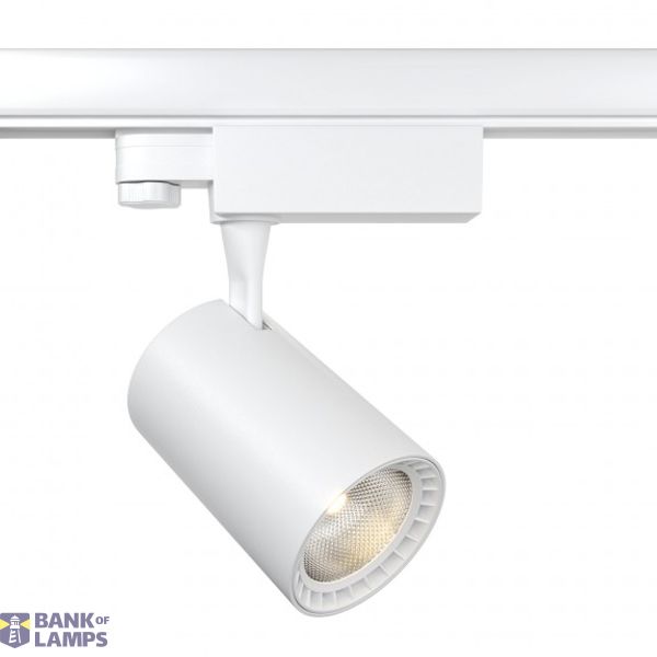 Three phase track system Trinity Vuoro Track Lighting White image 2