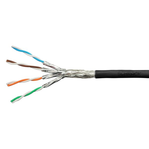S/FTP Cable Cat.7, 4x2xAWG23/1, 1.000Mhz, LS0H-3, Dca, 30% (The price is shown without markup on metals. Request a quote for accurate information) image 1