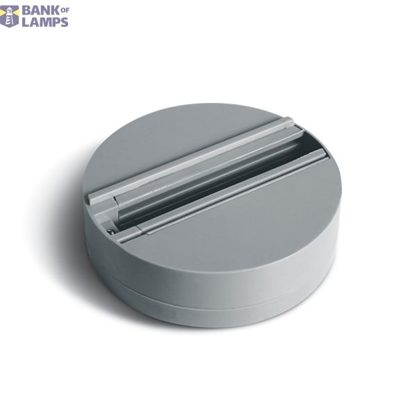 GREY SURFACE MOUNT BASE FOR TRACK SPOTS image 1