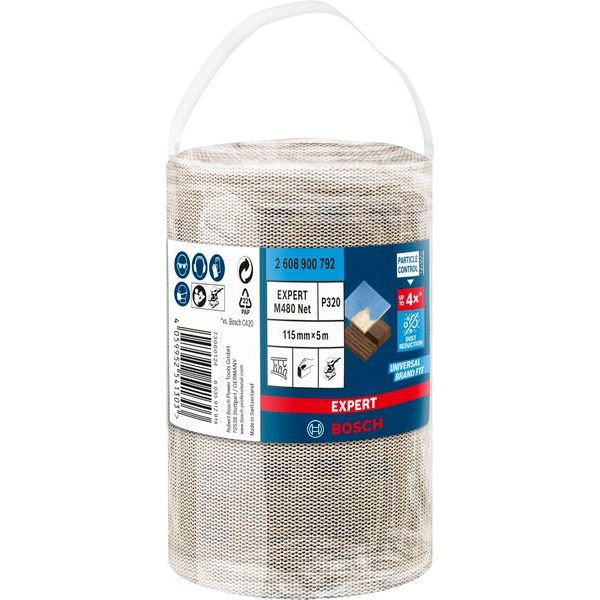 EXPERT M480 Sanding Net Roll 115 mm, 5 m, G 320 image 2