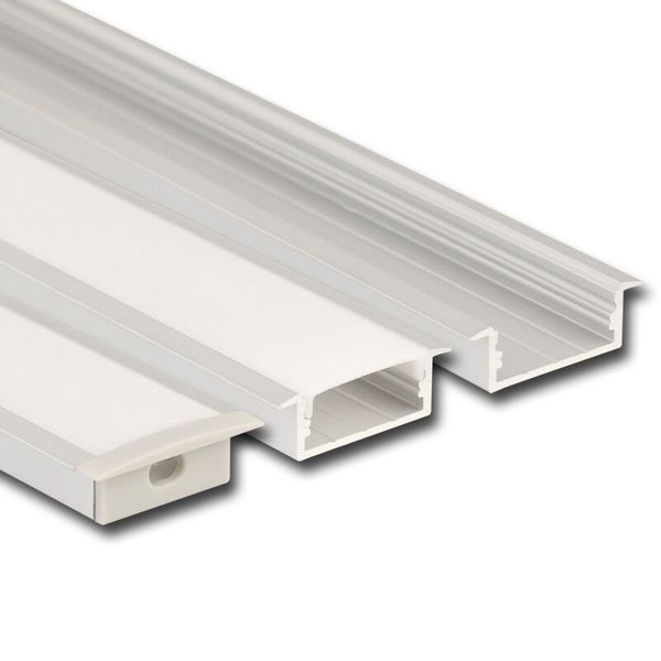 Built-in aluminum profile VD, 30x10 mm, without diffuser, 2 m image 1