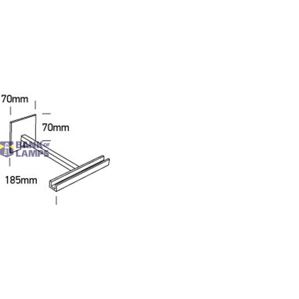 BLACK WALL BRACKET FOR 67520 & 67520A image 2