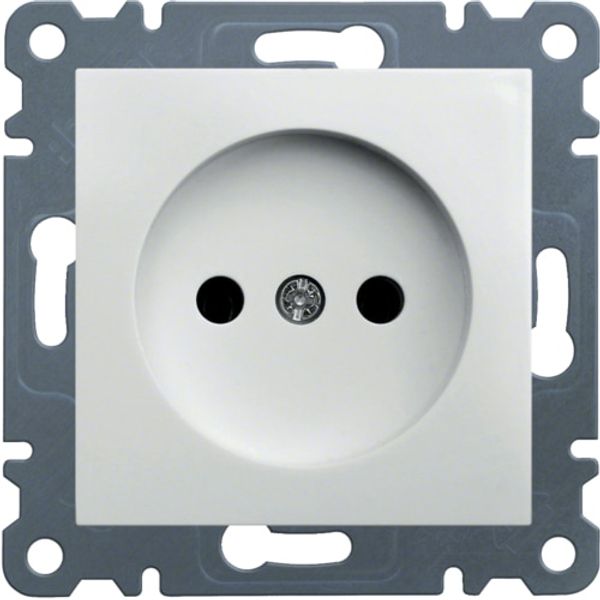 Simple socket 2P-white image 1