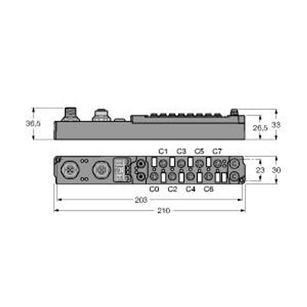 piconet Coupling Module for PROFIBUS-DP 4 Digital PNP Inputs Filter 3 ms   SDPL-0404D-1003 image 1