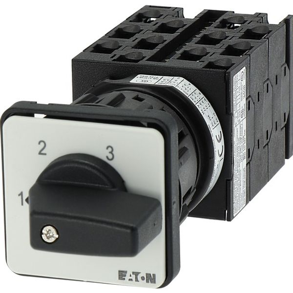 T0-6-8476/EZ Step switches, T0, 20 A, centre mounting, 6 contact unit(s), Contacts: 12, 45 °, maintained, Without 0 (Off) position, 1-3, Design number 8476 image 5