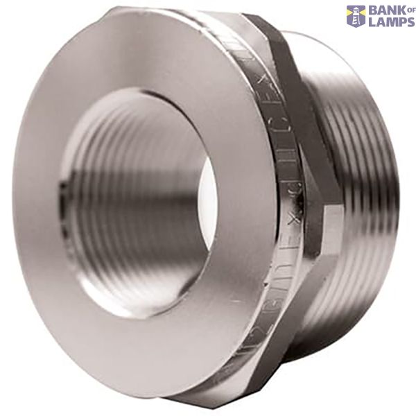 Reducer Hexagonal ATEX EXD Nickel Plated Brass 2NPT-1,5NPT Metallic Ra image 1