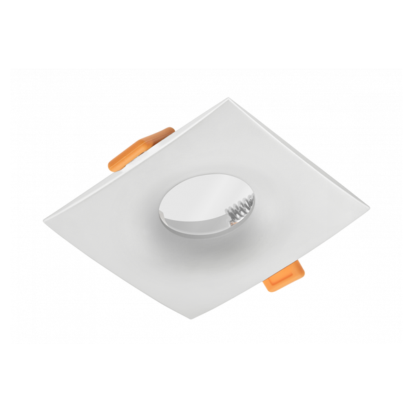 Spot luminaire housing ALESSIO, IP54, square, white image 1