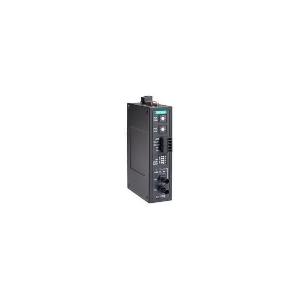 MOXA – ICF-1150I-S-SC – Industrial RS-232422485 to single-mode fibre optic converter image 1