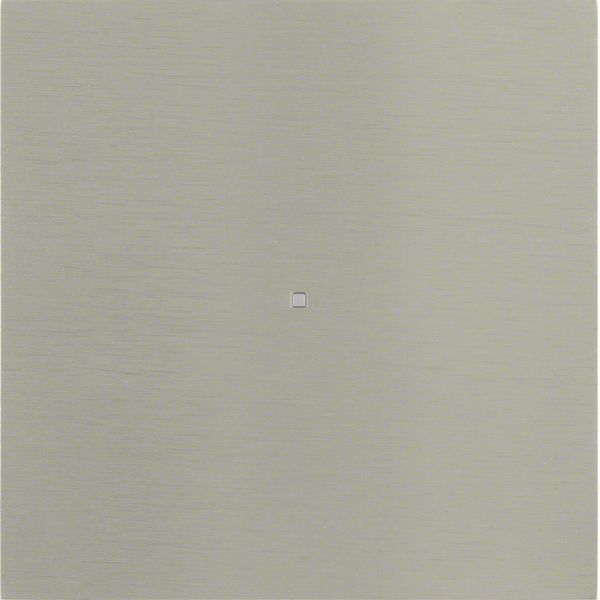 B.IQ push-button 1gang, KNX - B.IQ, stainless steel, metal brushed image 1