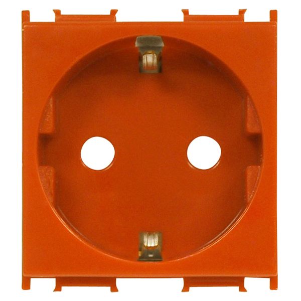 Socket with higher protection cover orange 16A image 1