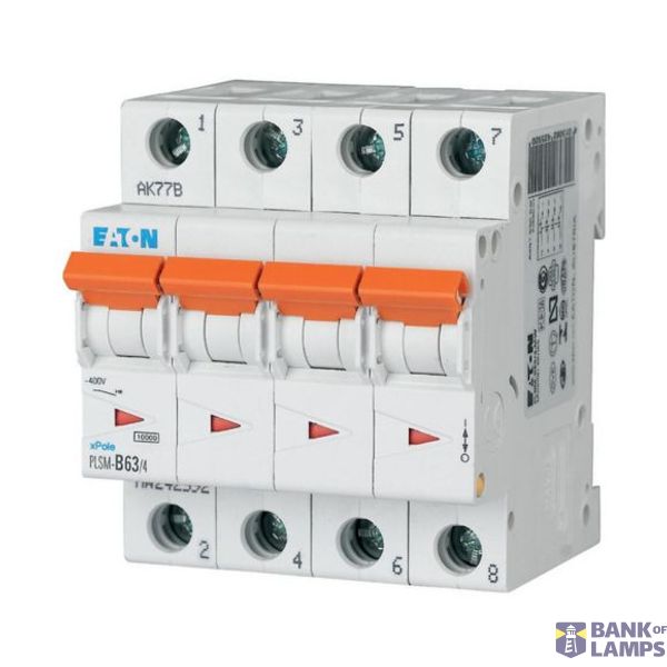 PLSM-C63/4-AU Eaton Moeller series xPole - PLS6/M MCB image 1