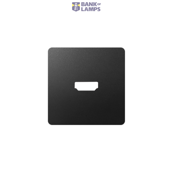 Cover for HDMI (v1.4) socket, female, Graphite image 1