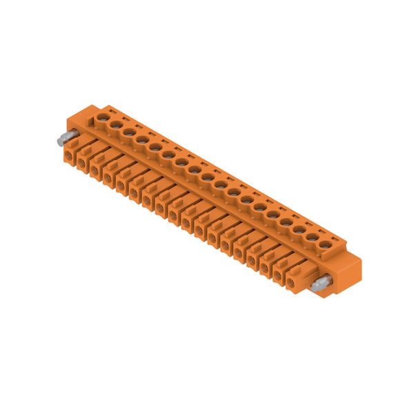 PCB plug-in connector, female plug, 3.81 mm, Number of poles: 18, 180°, Clamping yoke connection, Clamping range, max. : 1.5 mm², Box image 4
