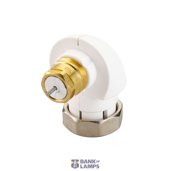 Angled white adapter M30 connection image 1