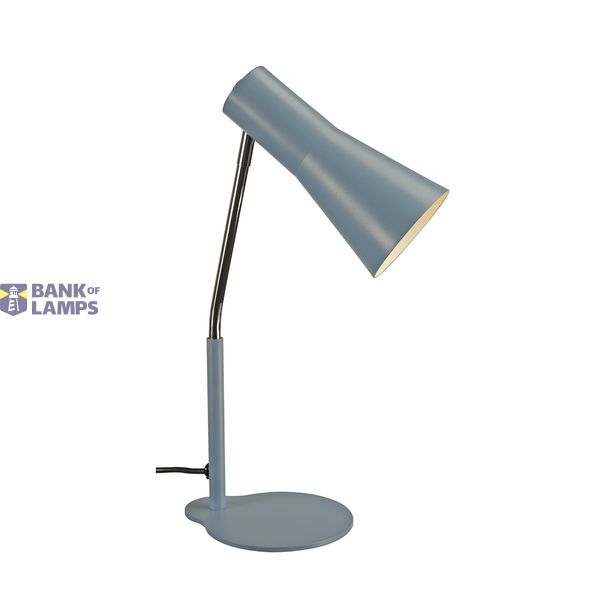 PHELIA table lamp, blue, aluminium/steel, GU10 image 1