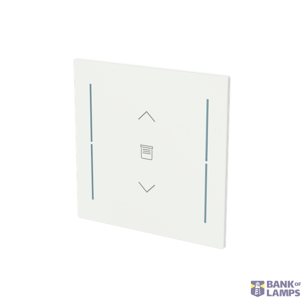 LFJW/A.1.70.1-44G Cover plate with legend with Symbol "venetian blind" studio white - Trevion® image 2