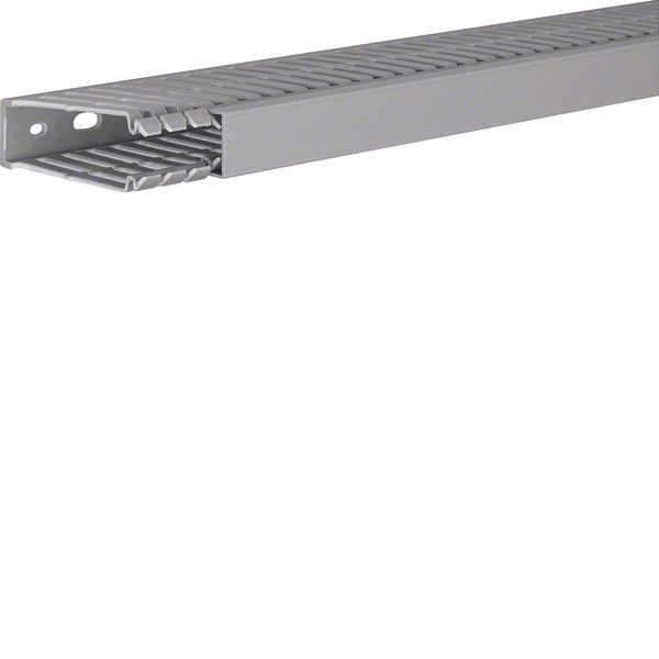 Panel trunking BA7 slotted 80×25 grey image 1
