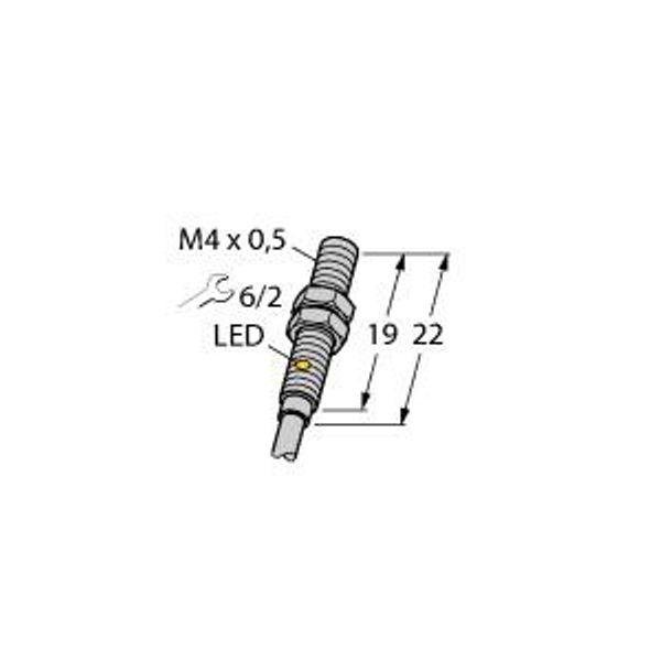 Inductive Sensor   BI1-EG04-AP6X image 1