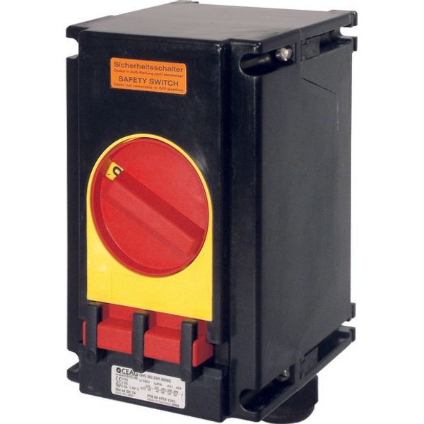 T0-1-8214/I1 Changeoverswitches, T0, 20 A, surface mounting, 1 contact unit(s), Contacts: 2, 45 °, momentary, With 0 (Off) position, with spring-return from both d image 350