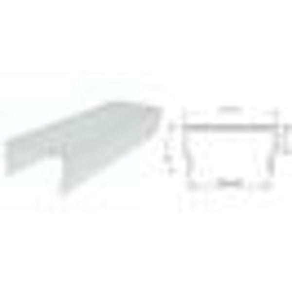 PMMA cover MF square opal L-2000mm W-45mm H-24,3mm image 4