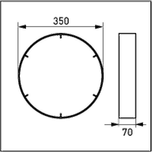 Anti-glare shield Aspen grill for AVH15 wall mou image 3