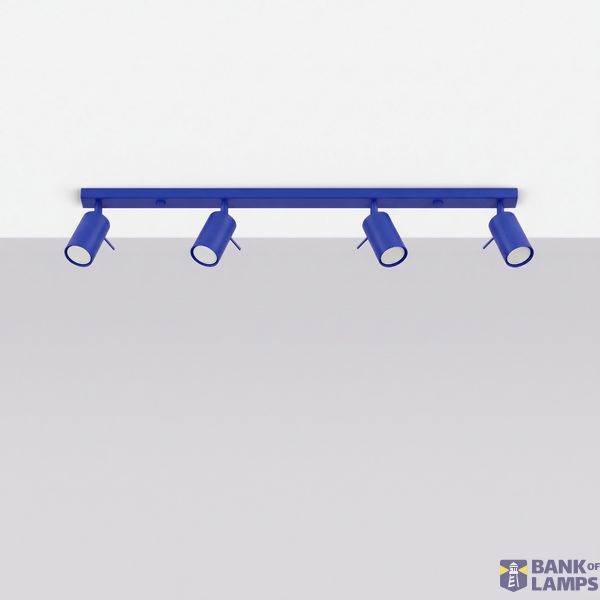 Ceiling lamp RING 4L ultramarine image 3