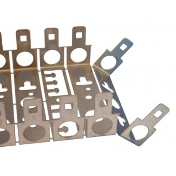Telephony Back Mount Frame for mounting 5 LSA-modules,D=30mm image 1