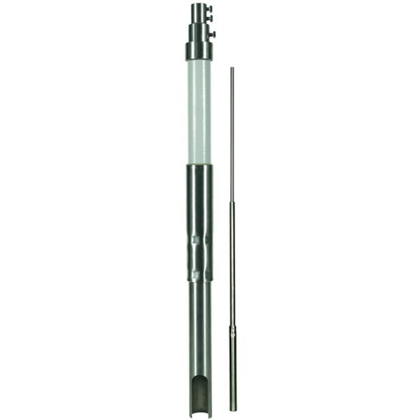 Supp.tube D 50mm L 5000mm GRP/StSt, air- term.rod D 22/16/10mm L 2.5m, image 1