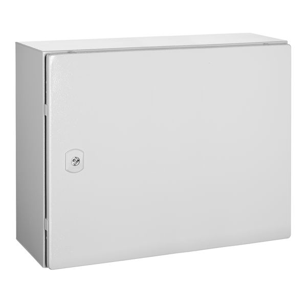 Wall-mounted enclosure 1 door IP66 H=400 W=500 D=210mm image 1
