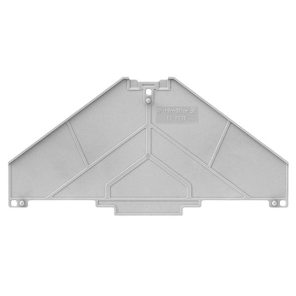 P-series, Partition plate, grey, 2 mm,  Printed 1-8, vertical image 1