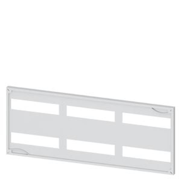 ALPHA 630 DIN, cover, height=300 mm, width=750 mm, cutout 6x 12 MW image 1