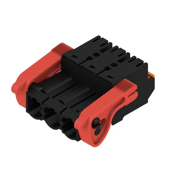 PCB plug-in connector, male plug, 7.62 mm, Number of poles: 3, 180°, PUSH IN with actuator, Tension-clamp connection, Clamping range, max. : 2.5 mm², Box image 2