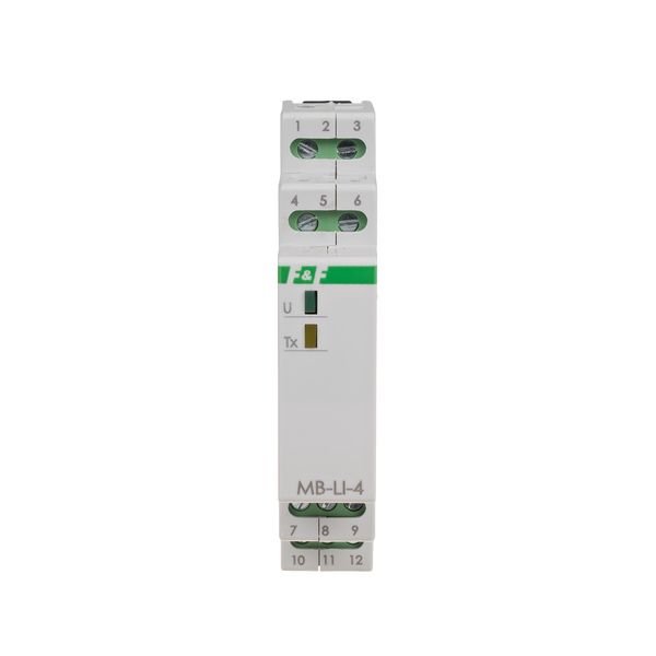 pulse counter with MODBUS RTU output, 4-channel, 1 module image 2