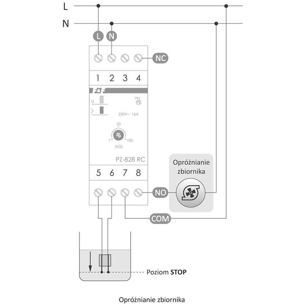 PZP-830 submersible pump control relay image 2