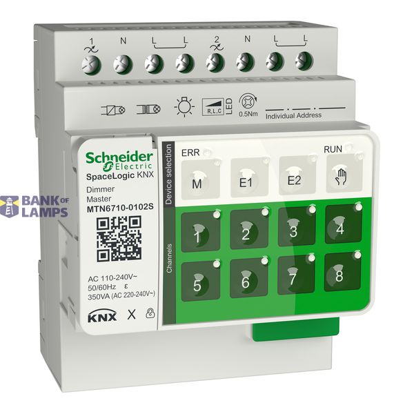SpaceLogic KNX, Secure, Dimmer Master image 1