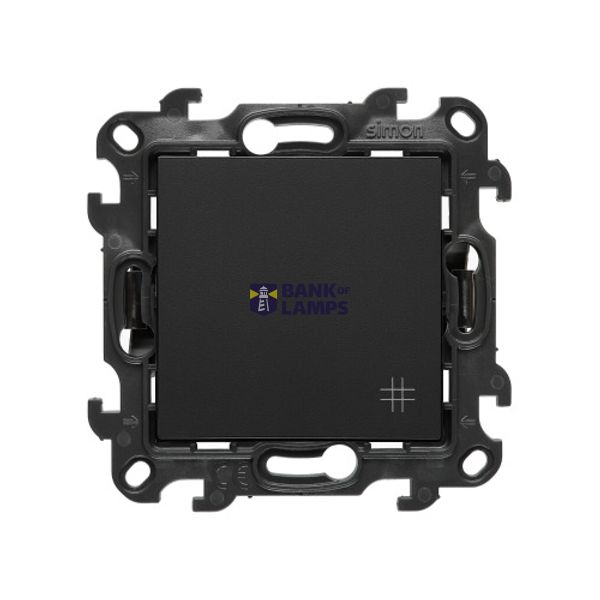 Intermediate switch, (module), Simon 24, IP20/IP44, 10AX, black matt image 1